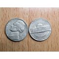 1971d USA 5 Cents Jefferson Nickel Coin