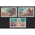Gabon American Revolution 3v 1976 MNH SG#578-580