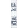 Mexico Colonial Architecture Strip of 5 Unfolde...