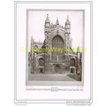 BATH ABBEY, SOMERSET, ENGLAND, BOOK ILLUSTRATIO...