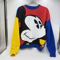 Vintage Disney Mickey Color Block Sweatshirt Sl...