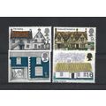 GB.British Rural Architecture set of 4.Mounted ...