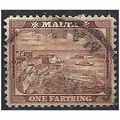 Malta 1901 SG31 1/4d Brown Fine Used ..