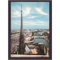 FRANCE POST CARD .. PARIS THE SEINE AND NOTRE D...