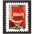 FRA 2009 (56c) 'VACANCES - DECK CHAIR' FINE USE...
