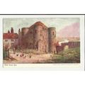 Sussex RYE Ypres Tower Art Postcard by W.H.Borrow