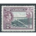 Dominica 1947 SG106a 2/- Slate & Purple Unmount...