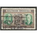 Southern Rhodesia 1950 SG70 2d Green & Brown Di...