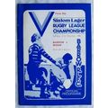 1981 programme Barrow v. Wigan