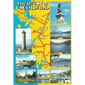 WEST OF SCOTLAND Map Postcard (Braemar Films 5222)