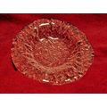 Texture Clear Glass Dish Art Glass Candy Trinke...