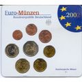 Germany 2002 (J) - Official (BU) Euro Coin Set