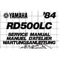 YAMAHA RD500LC SERVICE MANUAL 1984 MOTORCYCLE 9...