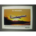 1983 Boeing 757 Airplane Ad - Fly the Leader