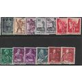 1941/1959 Michel 377/385+683/686 - fine used (o)