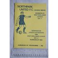 1983 programme Northpark United v. Willenhall T...
