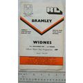 1977 programme Bramley v. Widnes, Challenge Cup...