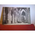 YORK MINSTER, Nave east unused antique postcard...