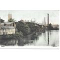 DERBY - Derbyshire Postcard - River, Chimneys, ...