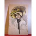 A PRETTY GIRL with BONNET by Jan Marcos, Italy ...