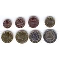 Greece 2007 - Set of 8 Euro Coins (UNC)