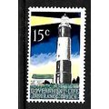 NEW ZEALAND 1969 15c DOG ISLAND LIGHTHOUSE SG L...