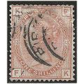 1881 SG163 1/- Orange-Brown Plate 13 Good/Fine ...
