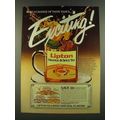 1983 Lipton Orange & Spice Tea Ad - Now! A change of taste that's Exciting!
