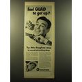 1949 Ovaltine Drink Ad - Feel glad to get up?