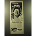 1949 Ovaltine Drink Ad - Fresh and bright in the morning?