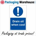 MA502 DRAIN OIL WHEN COOL FIRE RISK BURN SKIN S...