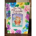 fiancee birthday card - For My Fiancée With Lov...