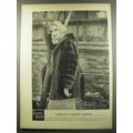 1955 Gunther Jaeckel Fur Coat Ad - Great Links Mink