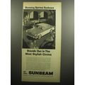1957 Sunbeam Car Advertisement - Stunning, Spirited Sunbeam stands out