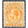 Falkland Islands 6d Brown-Orange SG64 Mounted M...