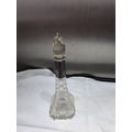 Vintage Perfume Bottle with metal neck