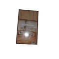 Dura-Craft Miniature Wood Furniture Bathroom Ki...