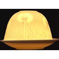Vintage Porcelain Lithophane Tea Light Lamp Dan...