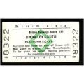 Railway Platform Ticket BROMLEY SOUTH BRB(S) Gr...