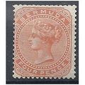 Bermuda 1880 SG20 4d Orange-Red Wmk Crown CC Mo...
