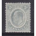 Jamaica KEVII 1911 2d Grey Mounted Mint MM SG 5...