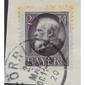 GER (BAVARIA) 1914 2m KING LUDWIG III' (PERFED)...