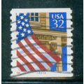 Used 2913 32c U.S. Flag Over Porch Fine CNS 333...