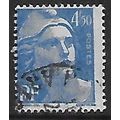Mi 797: 4 Fr. 50 blue Definitive Stamp: Marianne