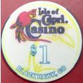 Isle Of Capri. $1 Casino Chip. Black Hawk, CO. ...