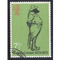 GB 1973 Centenary of County Cricket 7½p Used