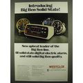 1974 Westclox Clock Ad - Big Ben Sweep, Futura