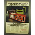 1974 Westclox Alarm Clock Ad - Moonbeam Flash-alarm