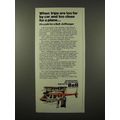 1975 Bell JetRanger Helicopter Ad - Too Far by Car