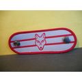 Wolf Cubs Gray Cloth Neckerchief Slide,Boy Scou...
